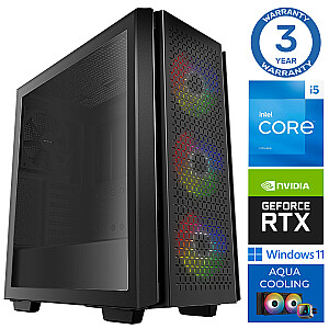 INTOP AQUA i5-14400F 32GB DDR5 500SSD M.2 NVME RTX5060Ti 8GB WIN11Pro