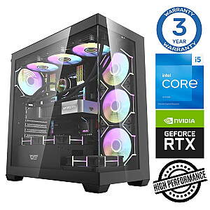INTOP i5-14400F 64GB DDR5 1TB SSD M.2 NVME RTX5060Ti 8GB no-OS