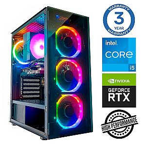 INTOP i5-12400F 32GB 250SSD M.2 NVME+2TB RTX5060Ti 16GB no-OS