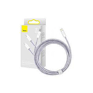 Кабель Baseus Dynamic Series USB-C — Lightning, 20 Вт, 2 м (фиолетовый)