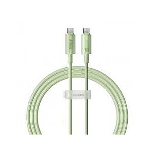 Baseus USB-C — USB-C Habitat Series 100 W, 2 m (zaļš)