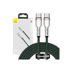 Baseus Cafule USB-C do USB-C, 100W, 2m (zielony)