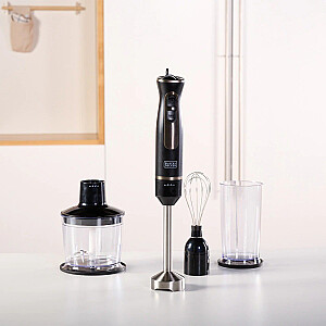 Iegremdēšanas blenderis Black+Decker BXHBA800E (800W; melns)