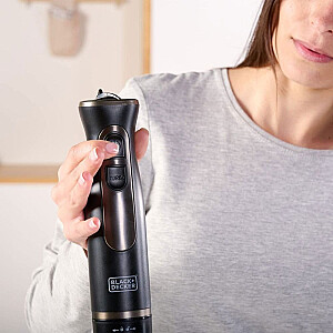 Iegremdēšanas blenderis Black+Decker BXHBA800E (800W; melns)