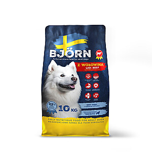 BJORN с говядиной - сухой корм для собак - 10кг