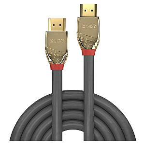 Lindy HDMI 2.1 Ultra High Speed M/M 1м серый/золотой