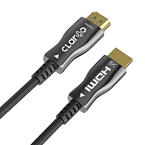 Claroc optiska kabelis HDMI 2.1 AOC austs 8K@60Hz, 4K@120Hz 15 m