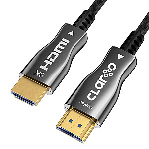 Claroc optiska kabelis HDMI 2.1 AOC austs 8K@60Hz, 4K@120Hz 15 m
