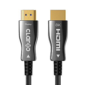Claroc optiska kabelis HDMI 2.1 AOC austs 8K@60Hz, 4K@120Hz 15 m