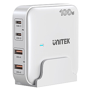 Unitek Desktop Charger GaN 100W 2xUSB-A 2xUSB-C