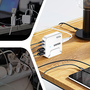 Unitek Desktop Charger GaN 100W 2xUSB-A 2xUSB-C