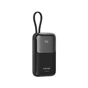 _7553010 CANYON power bank OnPower 101 с встроенным кабелем 10000 мАч PD22.5
