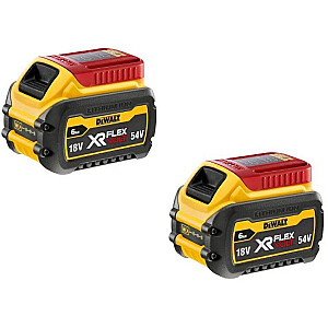 DEWALT AKUMULATORS 18/54V 6.0/2.0Ah FLEXVOLT DCB546 2gab.