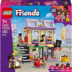 LEGO Friends Mūzikas veikals un dzīvoklis (42653)