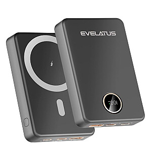 Evelatus Wireless Power Bank 22.5W 10000 mAh Type-C Black