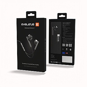Evelatus Crystal Clear Audio наушники с Type-C и микрофоном Черный
