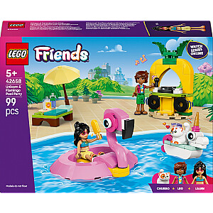 LEGO Friends Baseins Puse ar Vienradzi un Flamingo (42658)