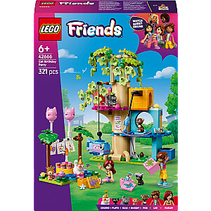 LEGO Friends Kaķa Dzimšanas dienas svinības un Koka māja (42666)