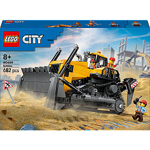 LEGO City dzeltenais buldozers (60466)