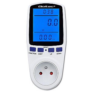 Enerģijas patēriņa mērītājs vatmetrs PM0626 | 3680 W | 16A | LCD displejs