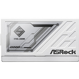 ASRock STEEL LEGEND 1000W Balts 80 Plus Gold Barošanas avots