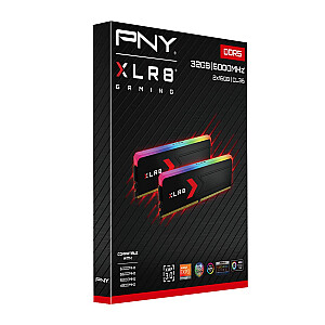 DDR5 XLR8 RGB Память 64ГБ (2x32ГБ) 6000 C30
