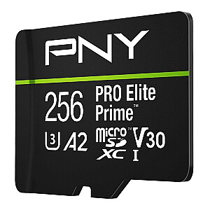 microSDXC Elite Prime 256GB atmiņas karte + SD adapteris