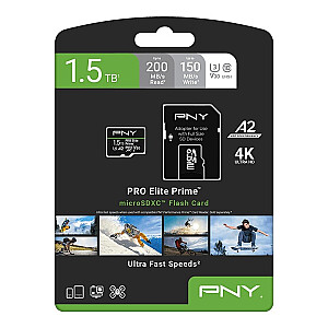 microSDXC Elite Prime atmiņas karte 1.5TB + SD adapteris