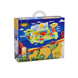 Mini Waffle Blocks - Safari dzīvnieki 100 gabali