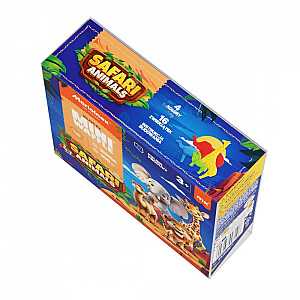 Mini Waffle Blocks - Safari dzīvnieki 100 gabali