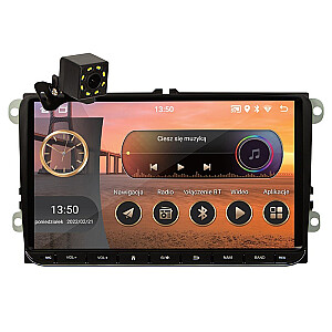 Auto radio CP02 2DIN 9 collu skārienekrāns Android/WiFi/GPS/CARPLAY