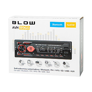 AVH-8960 automašīnas radio 1DIN RDS MP3/USB/micro SD/BLUETOOTH + USB-C