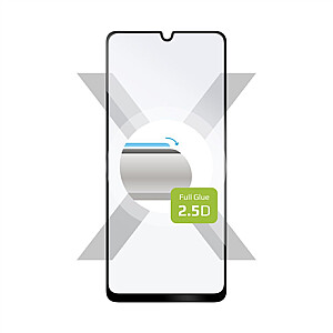 Fiksēts ekrāna aizsargs | Realme | C61/C63/Note 60 | Temperēts stikls | Melns | Pilna pārklājuma 2.5D