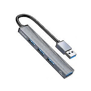 Orico Hub USB 5Gbps 1*USB-A 3.1, 3*USB-A 2.0, алюминий