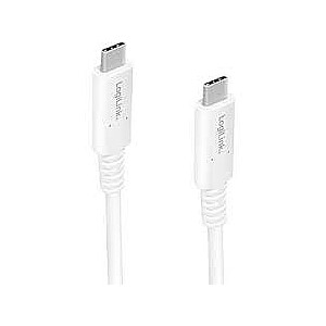 LogiLink USB-C 0.8m balts