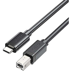 Unitek USB C to USB B 2.0 кабель принтера черный 1м