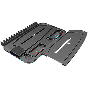 CANYON охлаждающая подставка CS-51 RGB PS5 Slim/DE Charge Black