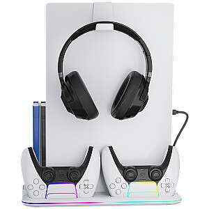 CANYON cooling stand CS-51 RGB PS5 Slim/DE Charge White