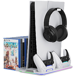 CANYON cooling stand CS-51 RGB PS5 Slim/DE Charge White