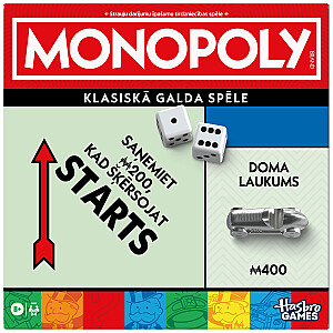 MONOPOLY Настольная игра Классическая Монополия (на латышском яз.)