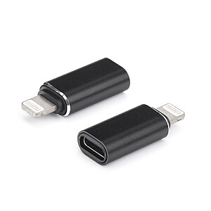 OEM адаптер Type C (женский) на Lightning (мужской) черный