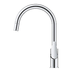 GROHE baucurve 30547000 Vienas sviras virtuves izlietnes maisītājs Hroms