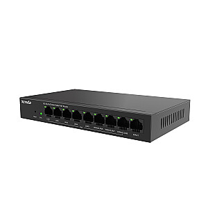 Tenda G0-8G-PoE vadu maršrutētājs Gigabit Ethernet melns
