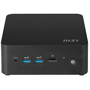 MSI Cubi NUC 13MQ-070PL i7-1365U 16GB SSD1TB Intel Iris Xe Graphics AX211 WiFi 6E Windows 11 Pro Melns