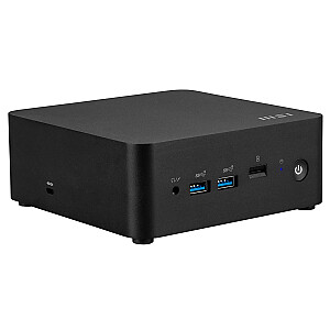 MSI Cubi NUC 13MQ-070PL i7-1365U 16GB SSD1TB Intel Iris Xe Graphics AX211 WiFi 6E Windows 11 Pro Melns