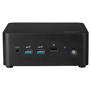 MSI Cubi NUC 13MQ-070PL i7-1365U 16GB SSD1TB Intel Iris Xe Graphics AX211 WiFi 6E Windows 11 Pro Melns