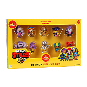 BRAWL STARS S2 FIGŪRAS -12 IEPAKOJUMS DELUXE KASTE