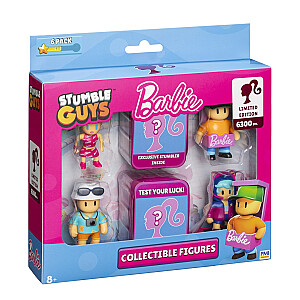 STUMBLE GUYS x BARBIE FIGŪRAS 6 IEPAKOJUMS DELUXE KASTE VER.A