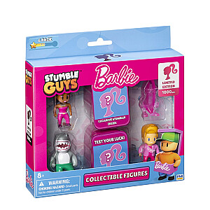 STUMBLE GUYS x BARBIE FIGŪRAS 6 IEPAKOJUMS DELUXE KASTE VER.B