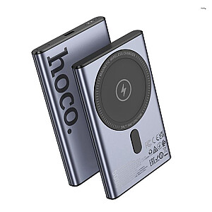 Hoco Q32 Bird PD20W беспроводная магнитная портативная зарядка (5000mAh) Металлический серый